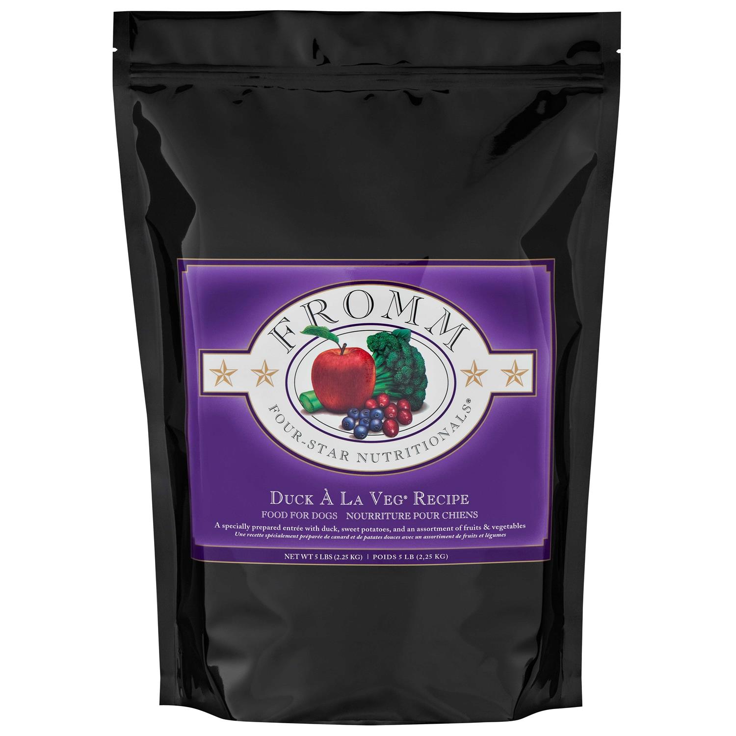 Fromm Four Star Duck A La Veg Dog Food - Healthber