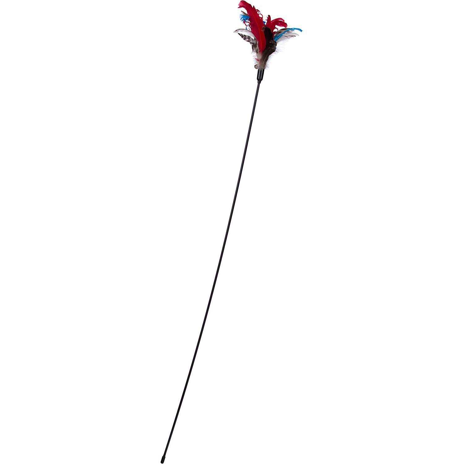 Leaps & Bounds Curly Feather Cat Teaser - Healthber