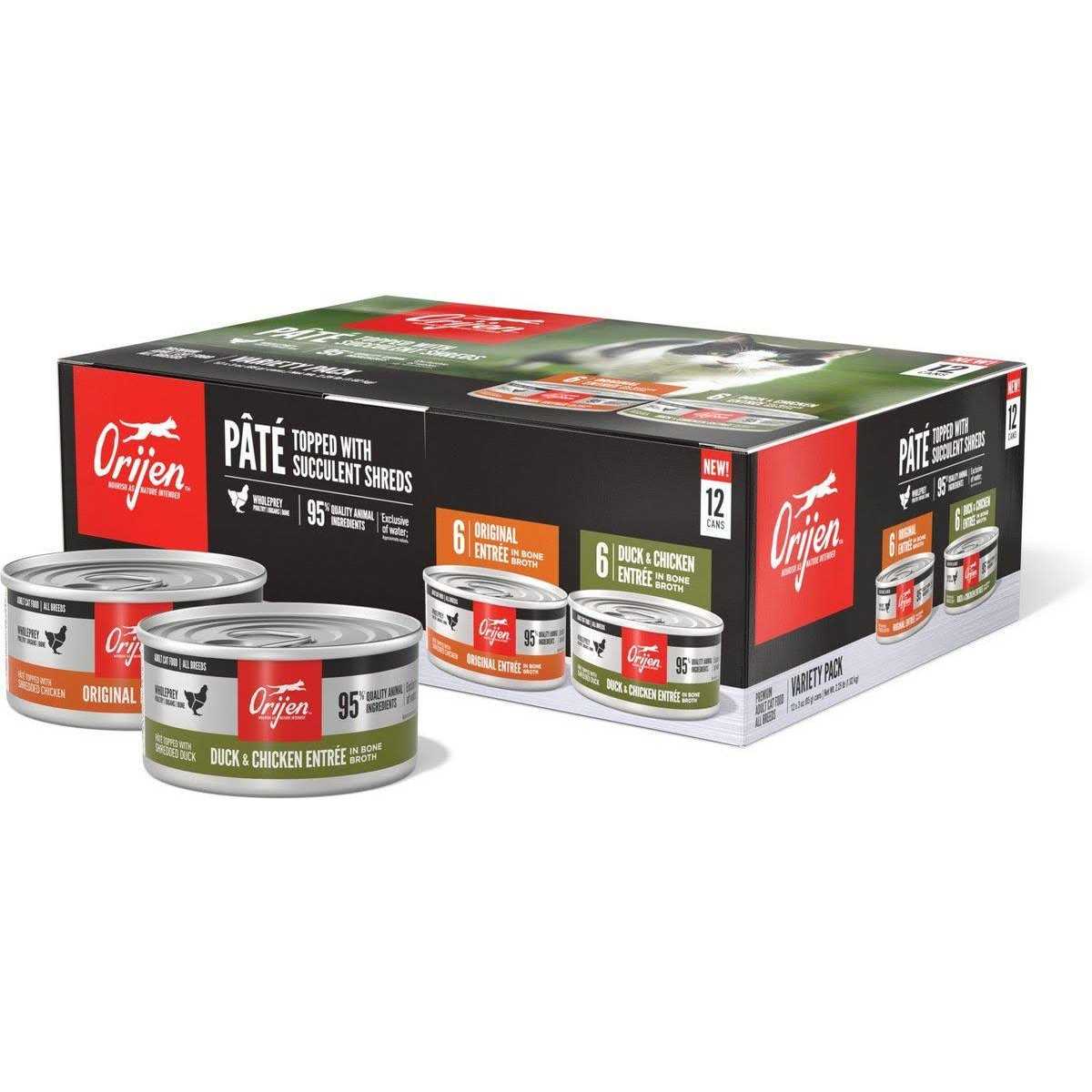 ORIJEN Premium Pate Variety Pack Wet Cat Food - Healthber