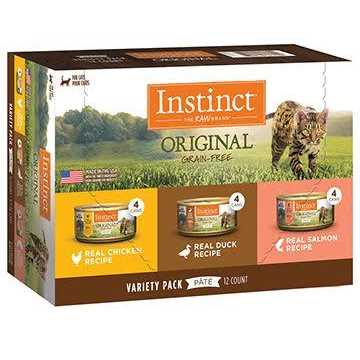 Instinct Grain-Free Recipe Variety Pack Canned Cat Food - Healthber