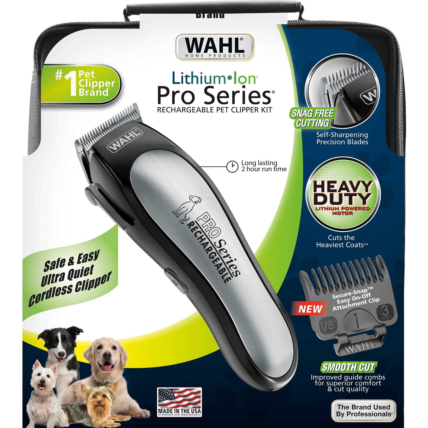 Wahl Lithium Ion Pro Series Cordless Dog Pet Clipper - Healthber