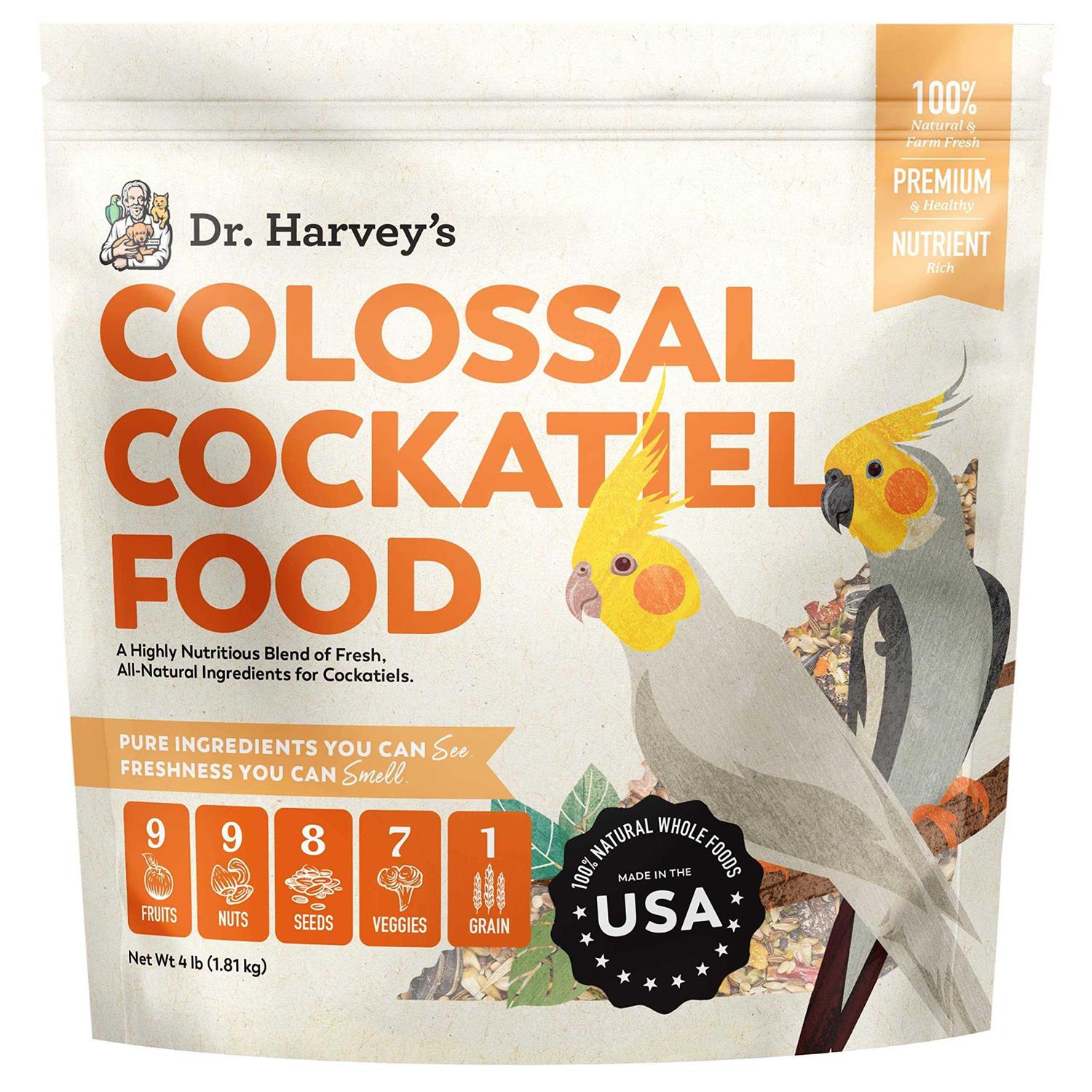 Dr. Harvey’s Colossal Cockatiel Blend - Healthber