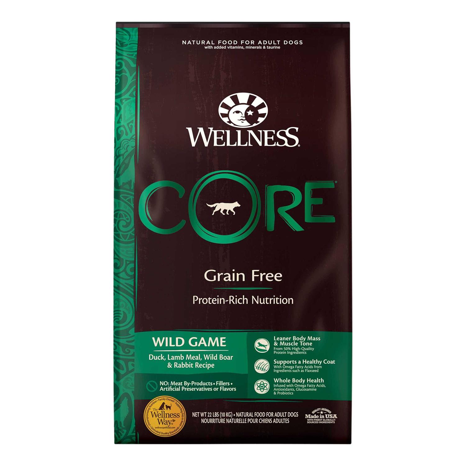 Wellness CORE Wild Game Grain-Free Dry Dog Food - Healthber