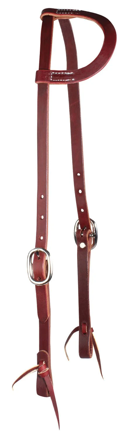 Professional's Choice Trainers One-Ear Horse Headstall, Burgundy - Healthber