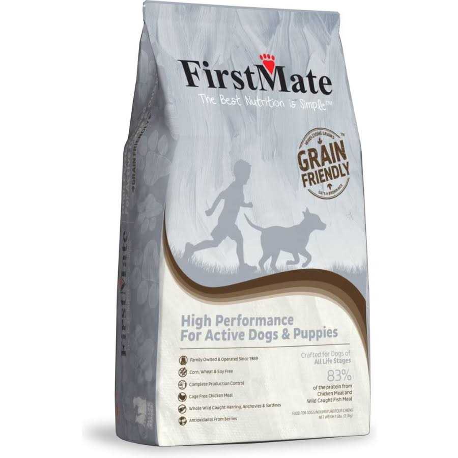FirstMate High Performance Grain Friendly Dry Food for Active Dogs & Puppies - Healthber