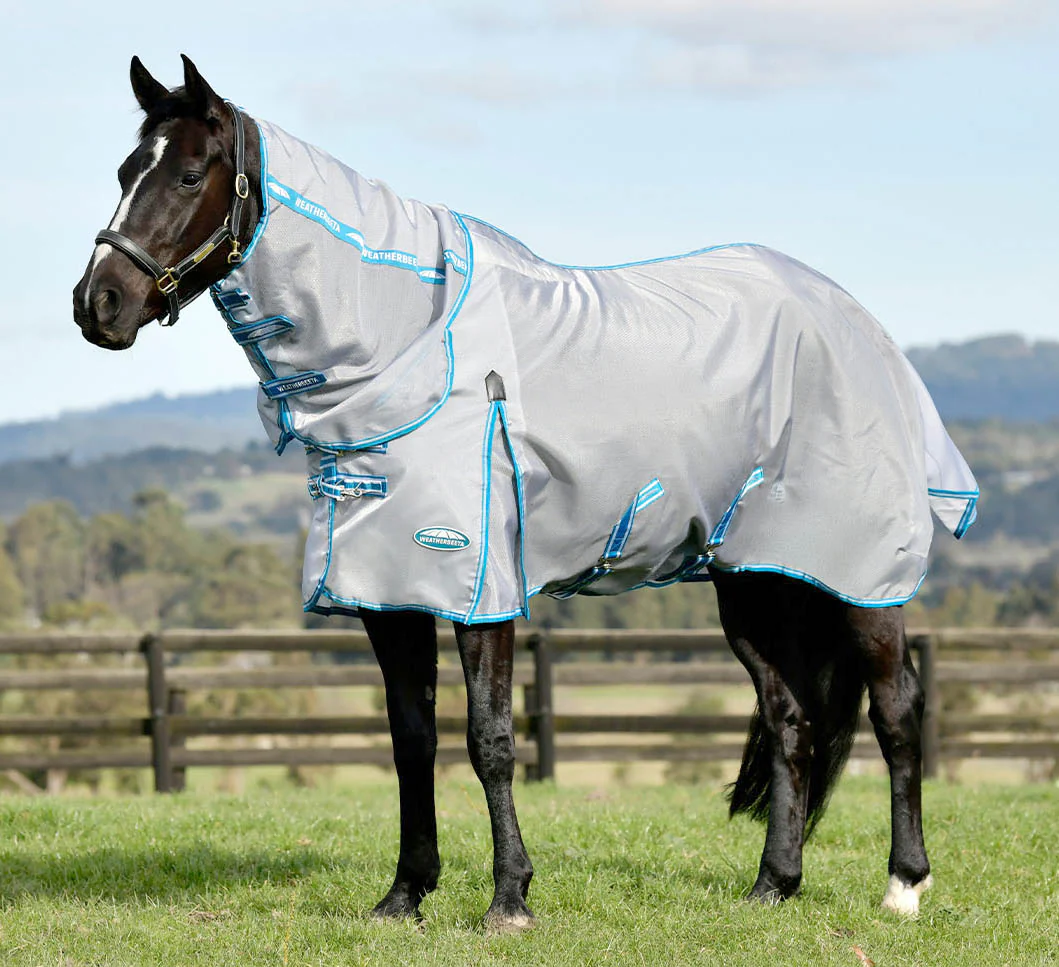 WeatherBeeta ComFITec Hexi Shield Combo Neck Fly Sheet - Healthber