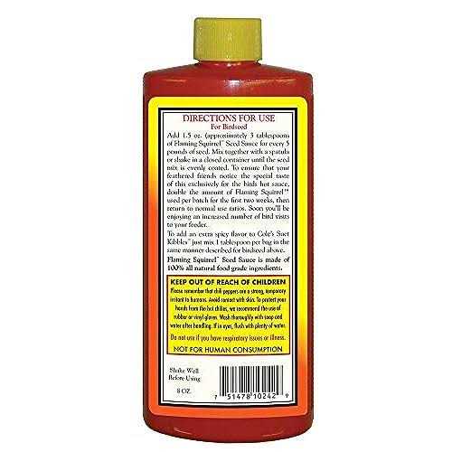 Cole’s Wild Bird Products Fs08 Flaming Squirrel Seed Sauce - Healthber
