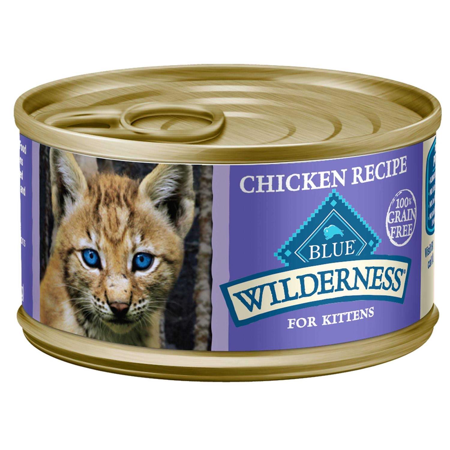 Blue Buffalo Wilderness Kitten Food Grain Free Chicken - Healthber