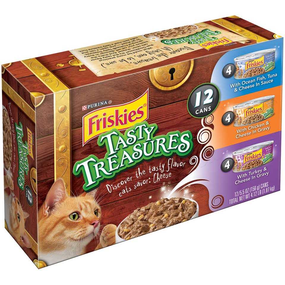 Purina Friskies Tasty Treasures Wet Cat Food - Healthber