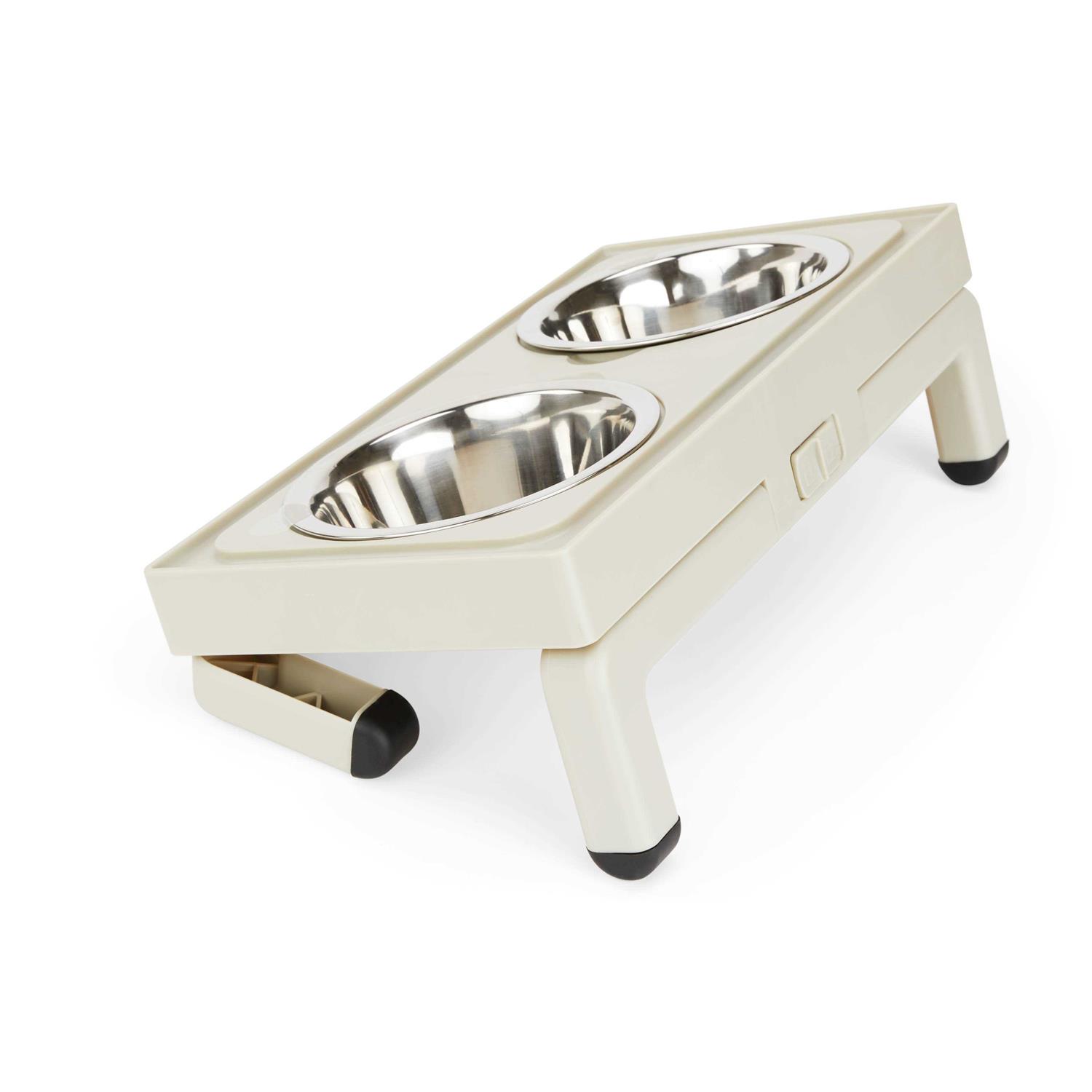 EveryYay Adjustable Double Diner Dog Bowl - Healthber