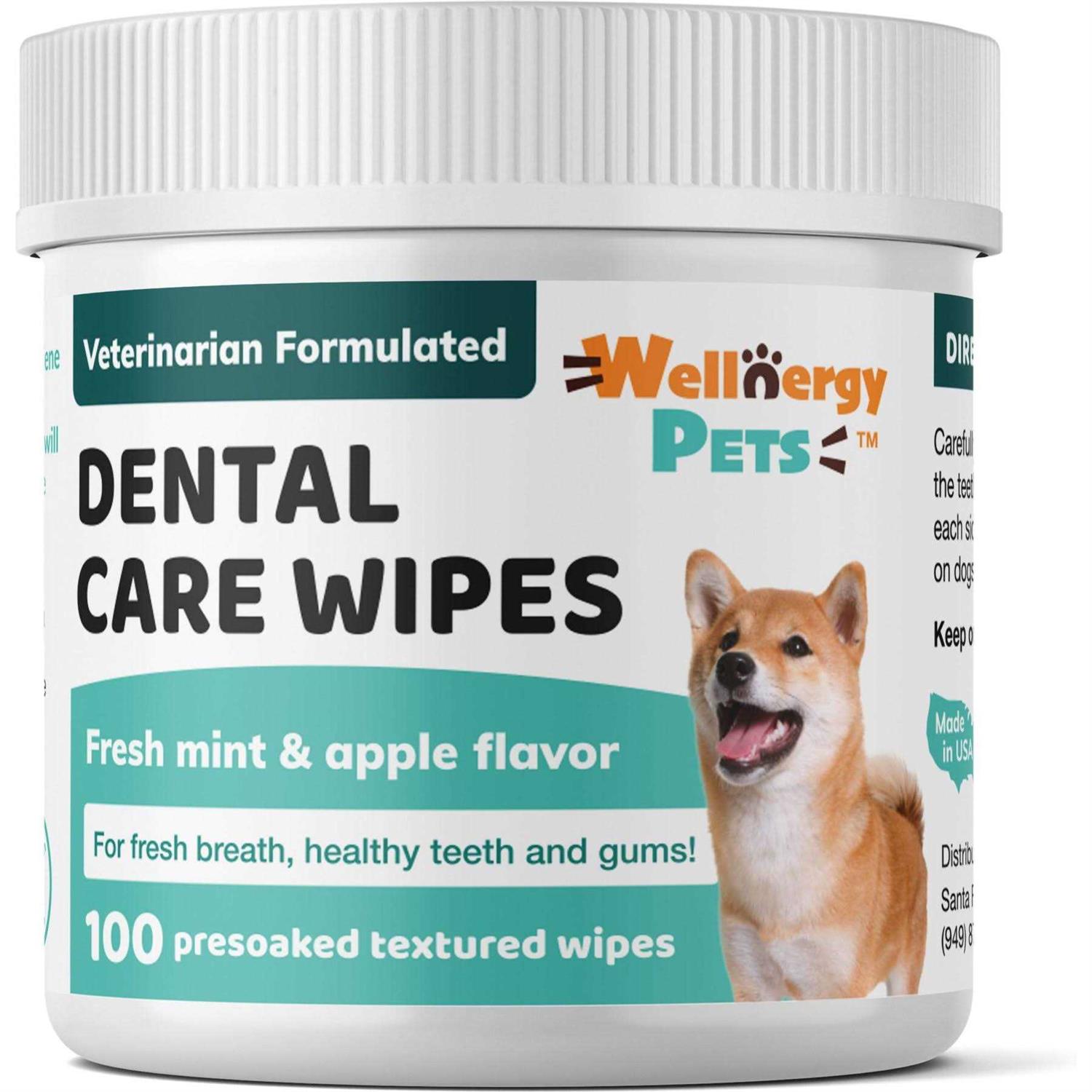 Wellnergy Pets Dental Care Wipes for Dogs - Healthber