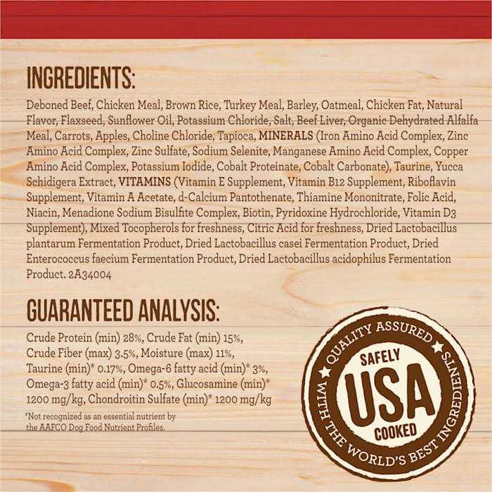 Merrick Healthy Grains Freeze Dried Raw Coated Kibble Dry Dog Food Real and Brown Rice Recipe - Healthber