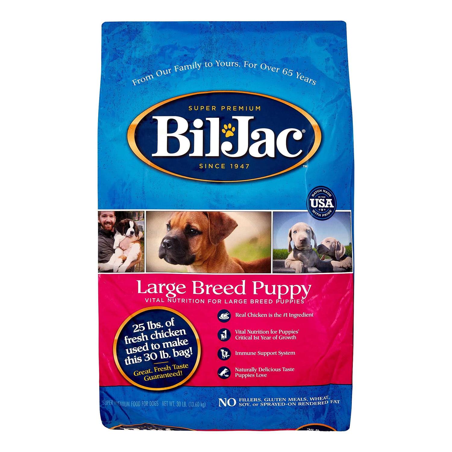 Bil-Jac Large Breed Puppy Dry Dog Food - Healthber