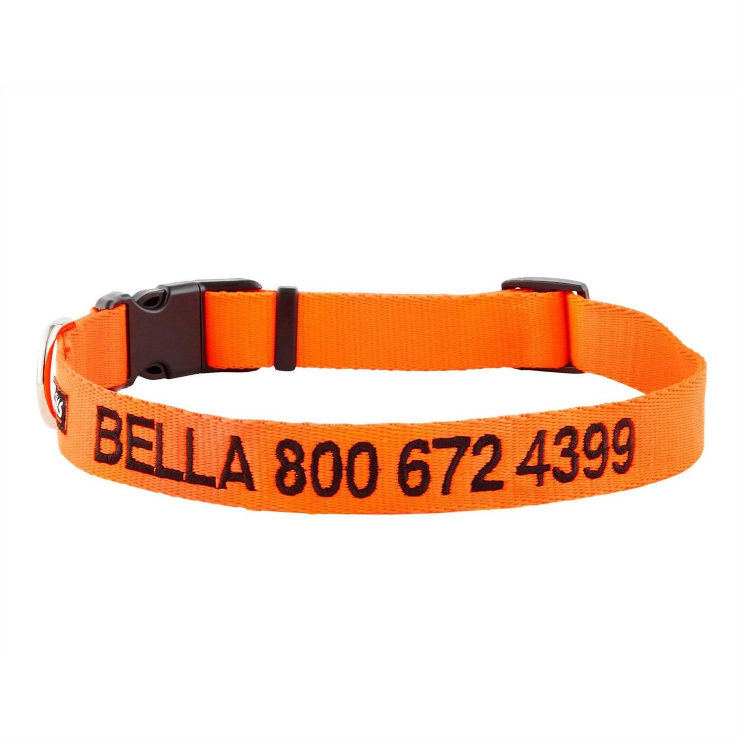 GoTags Nylon Personalized Dog Collar - Healthber