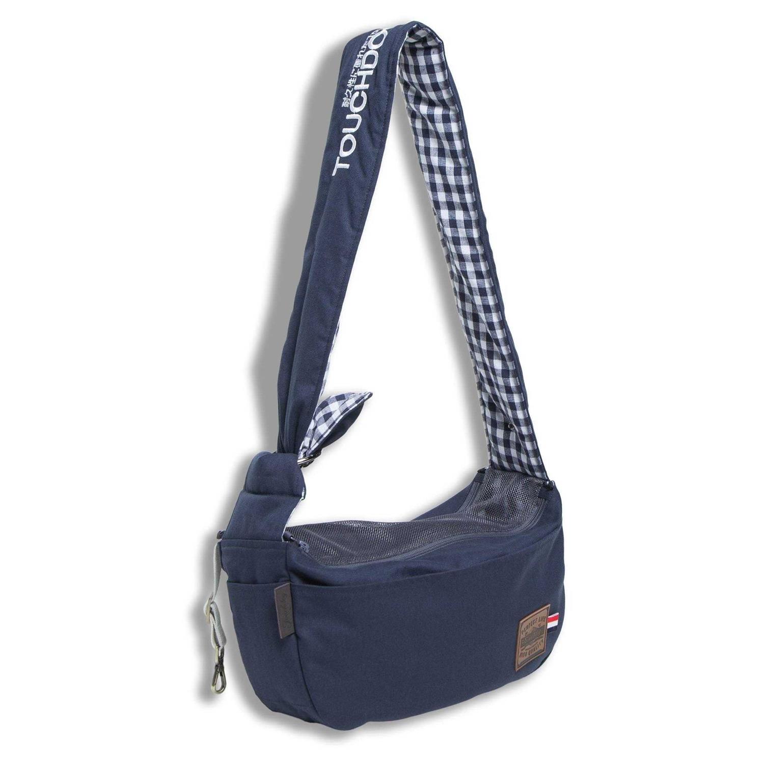 Touchdog Toga-Bark Over-The-Shoulder Hands-Free Pet Carrier - Healthber