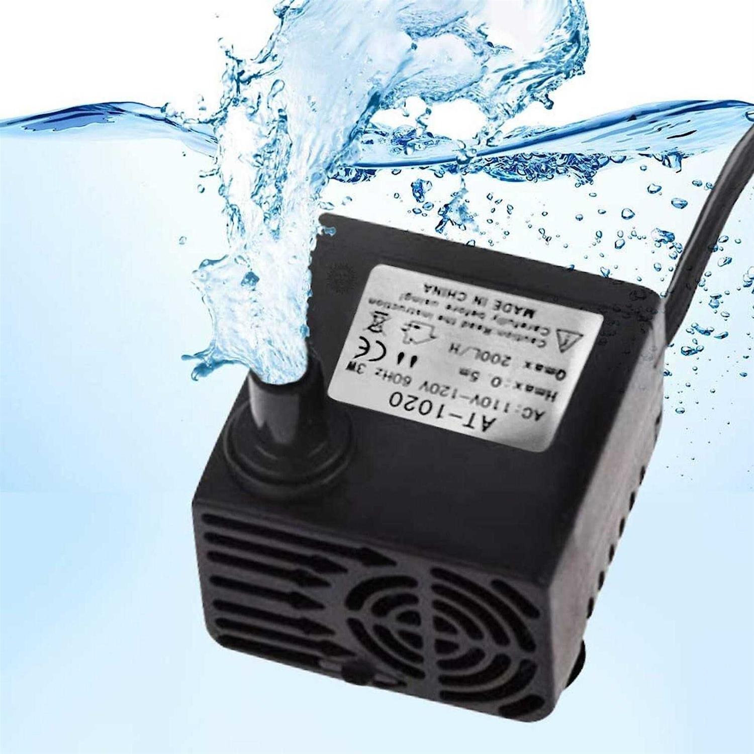 SunGrow Submersible 3W Aquarium Water Pump - Healthber