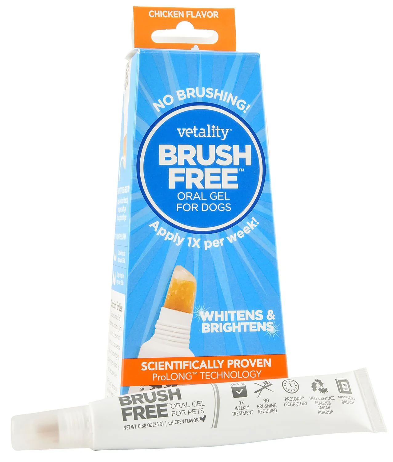 Vetality Brush Free Oral Gel for Dogs, 25g - Healthber