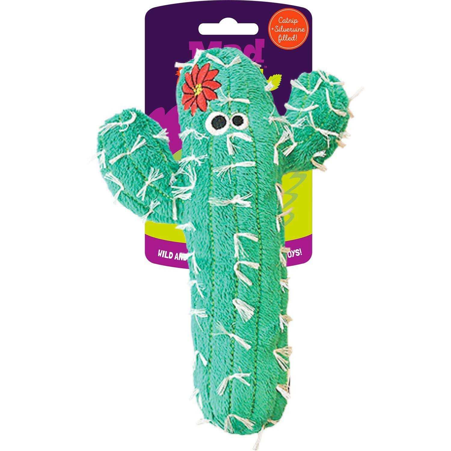 Mad Cat Big Cactus Kicker Cat Toy - Healthber