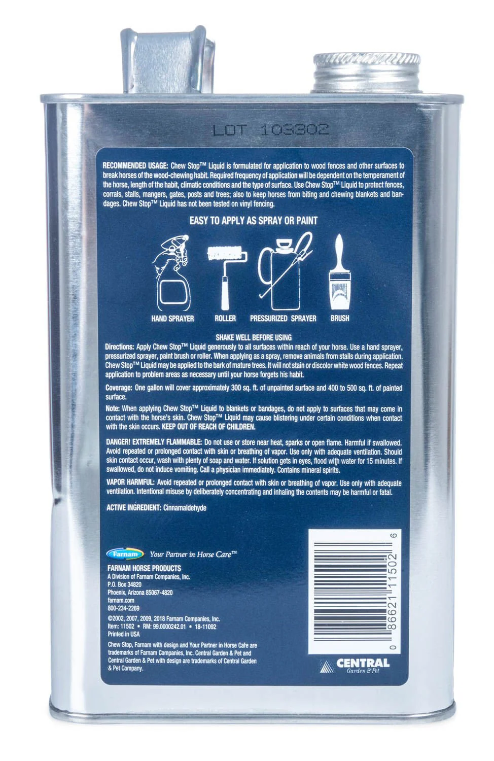 Farnam Chew Stop Hot Cinnamon Chewing/Cribbing Deterrent - Healthber