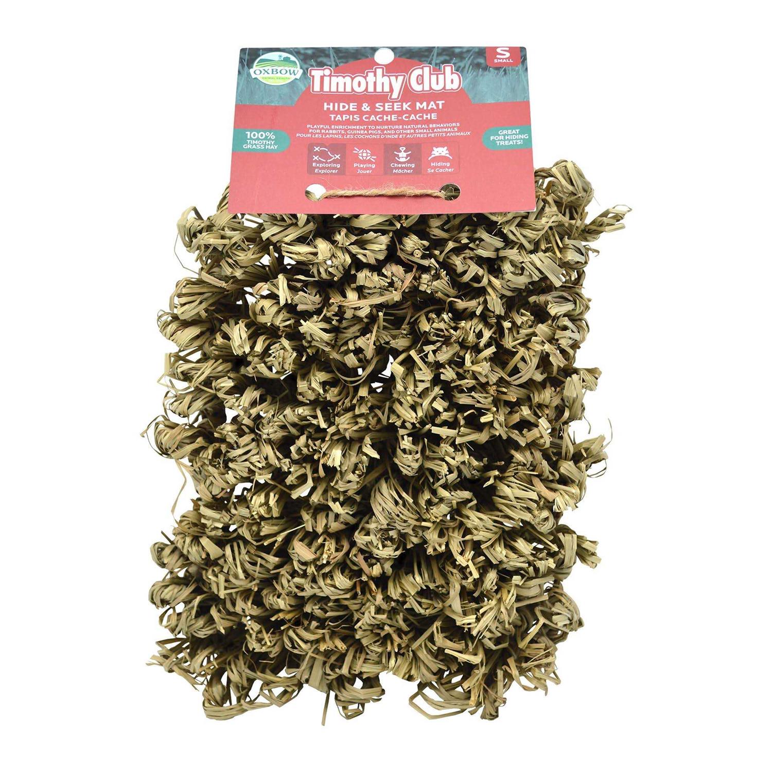 Oxbow Timothy Club Hide & Seek Mat - Healthber