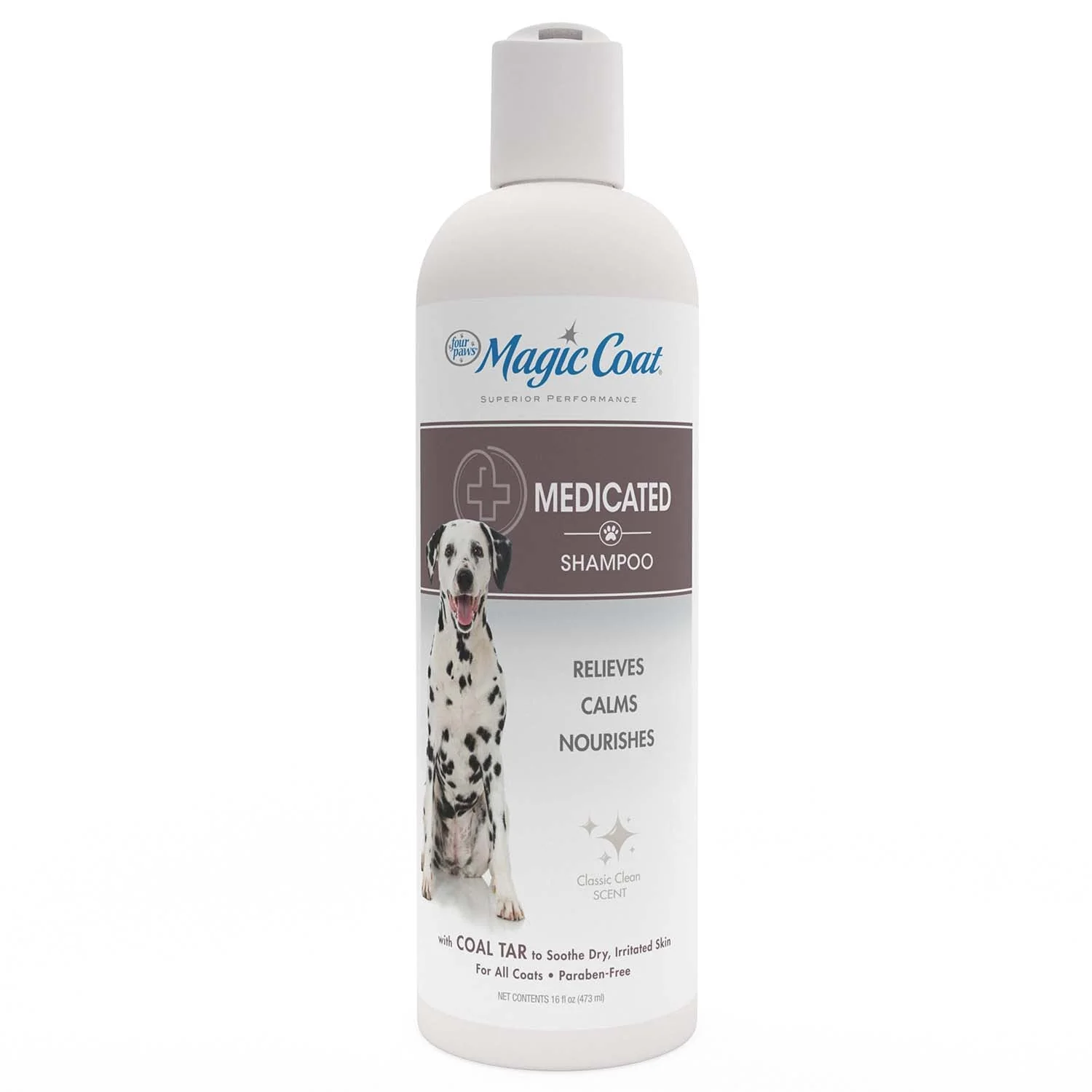 Magic Coat Medicated Dog Shampoo for Skin Allergies, 16 oz - Healthber