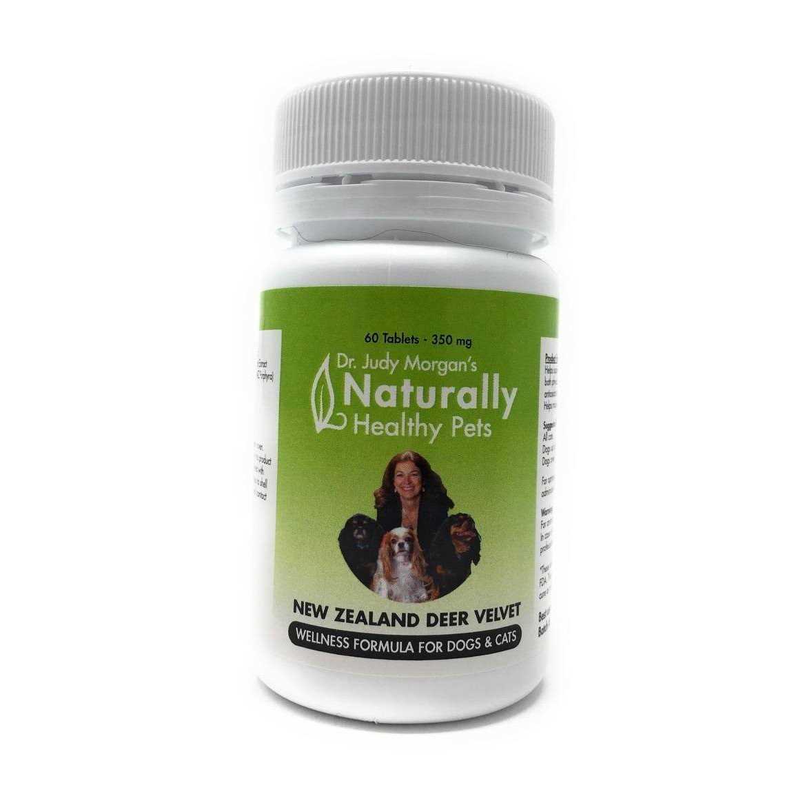 Dr. Judy Morgan’s Naturally Healthy Pets New Zealand Deer Velvet Wellness Formula for Dogs & Cats - Healthber