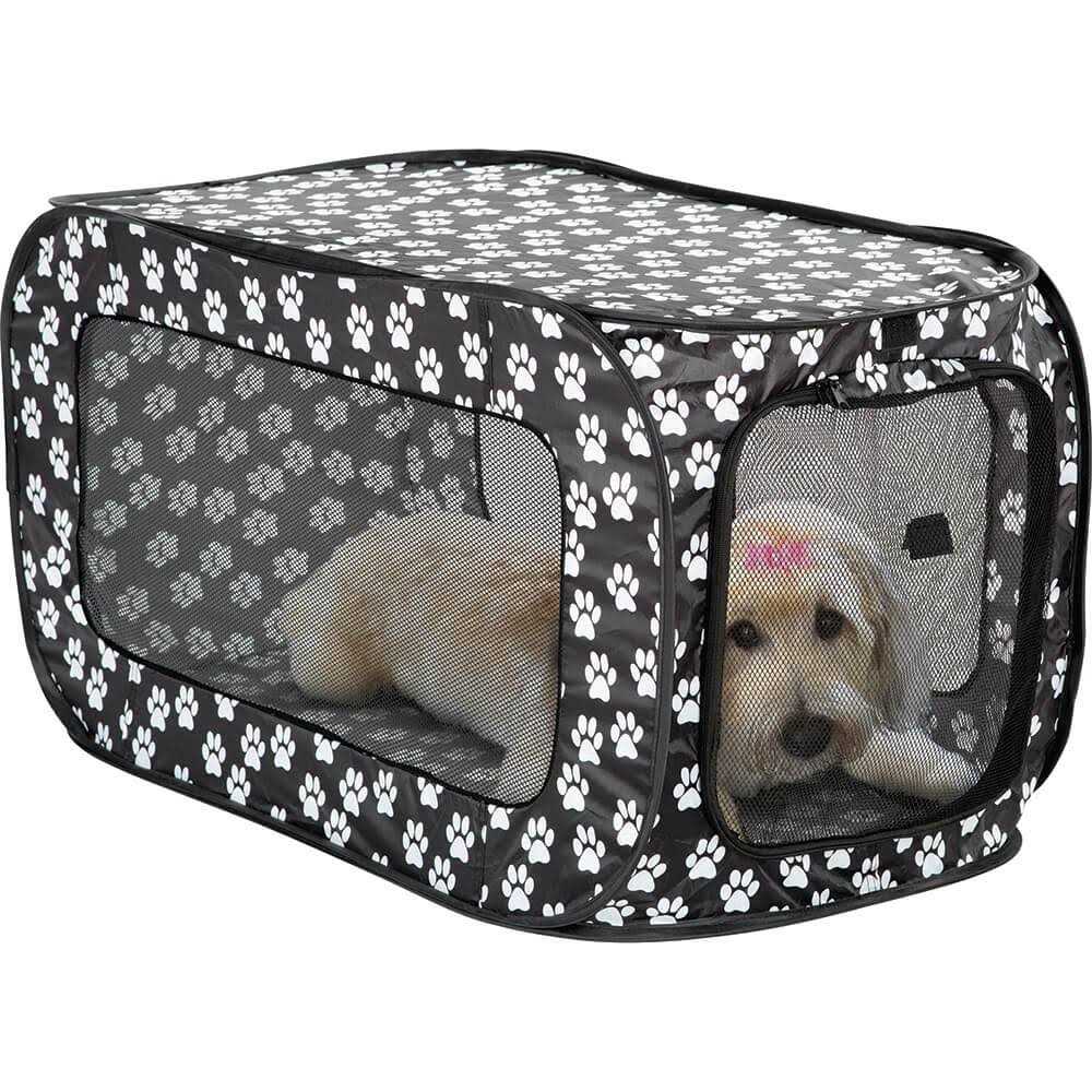 Pet Store Pop Open Single Door Collapsible Soft Sided Dog Crate - Healthber