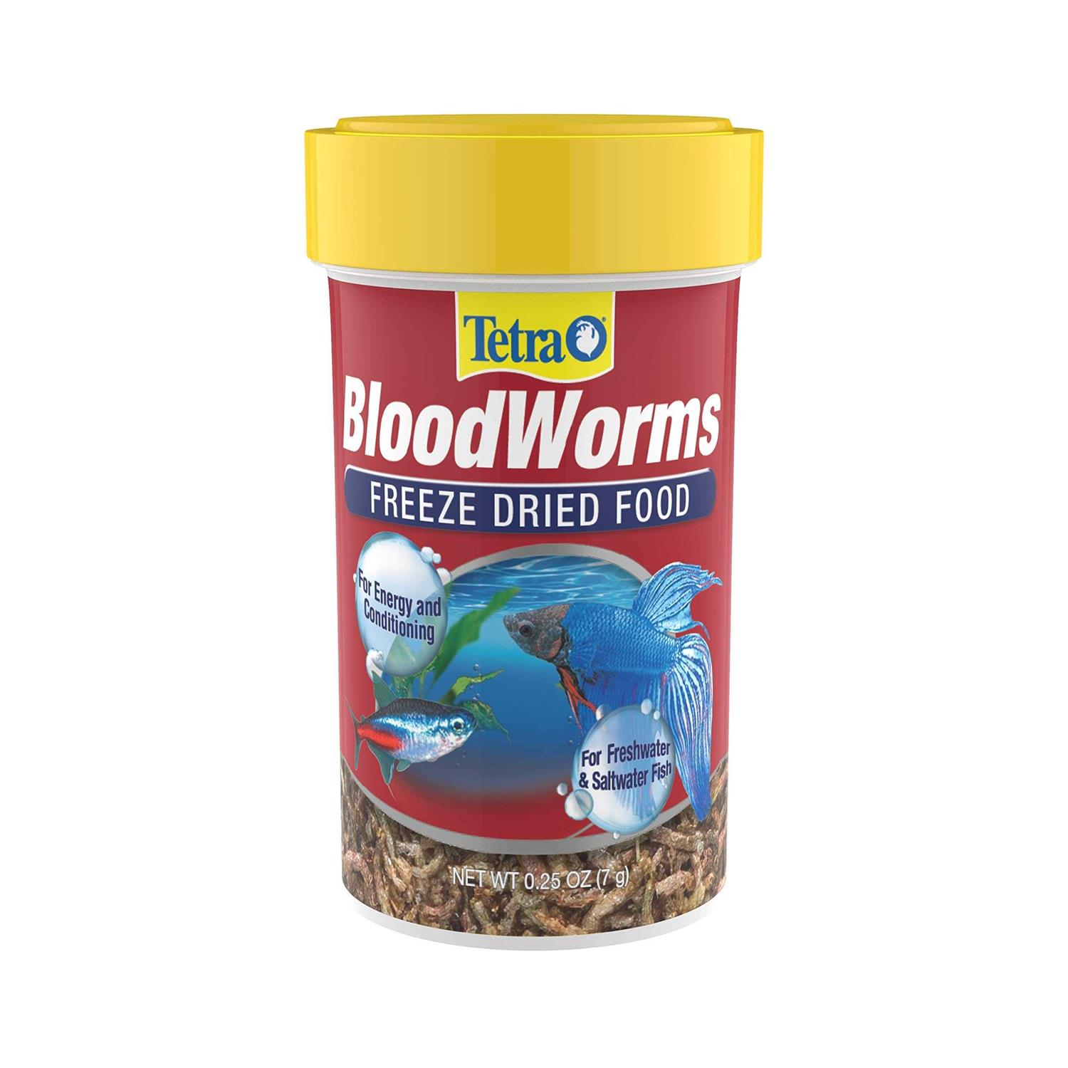 Tetra Bloodworms Freeze Dried Fish Food - Healthber