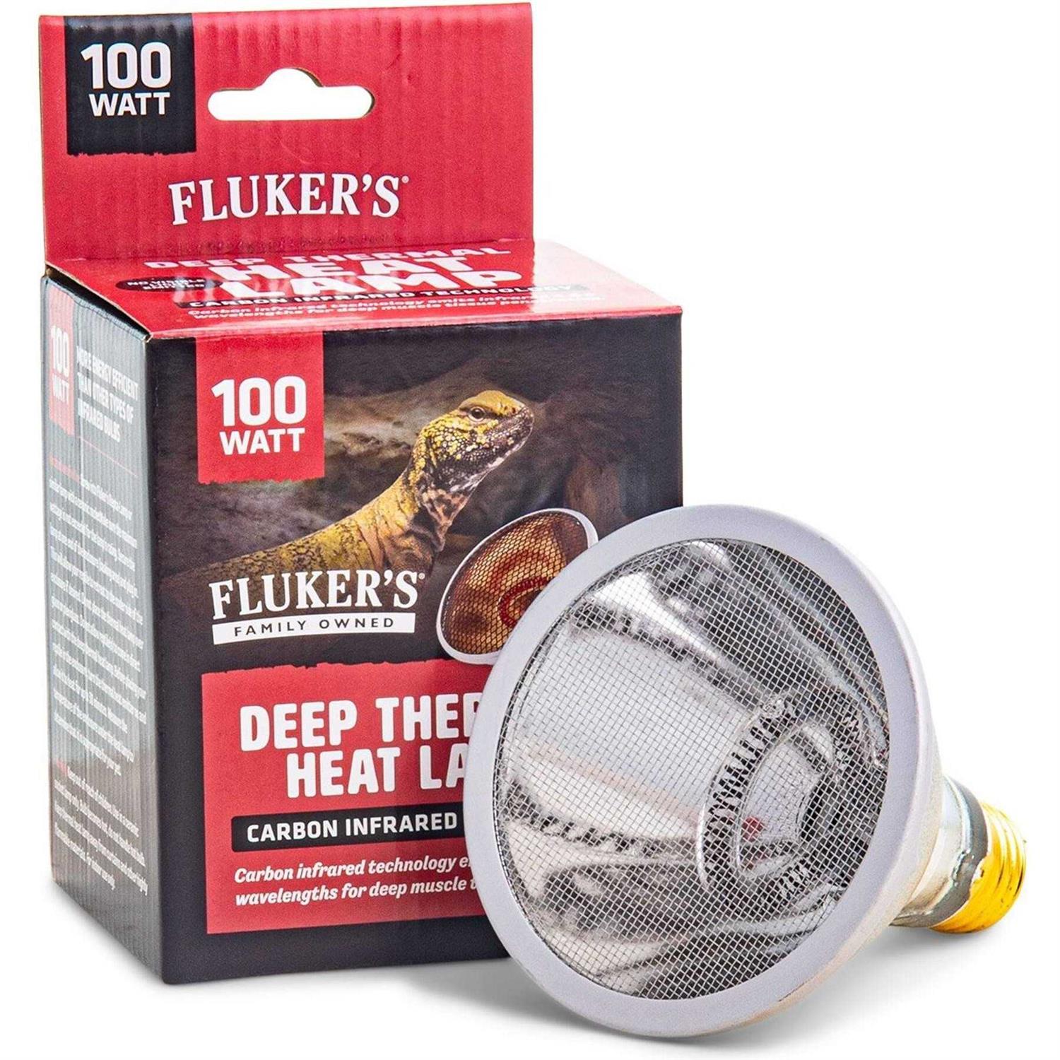 Flukers Deep Thermal Heat Lamp for Reptiles - Healthber
