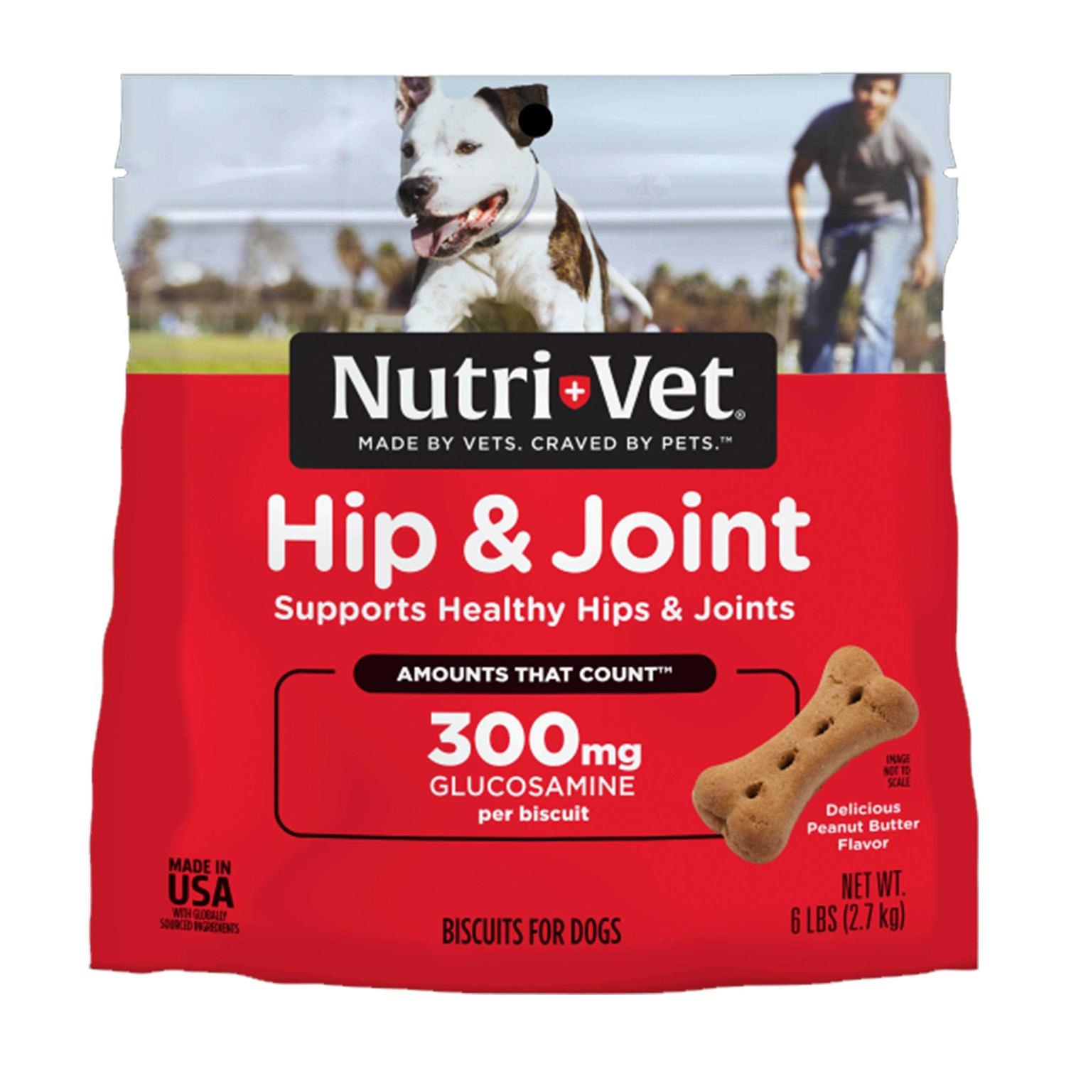 Nutri-Vet Hip & Joint Biscuits - Healthber