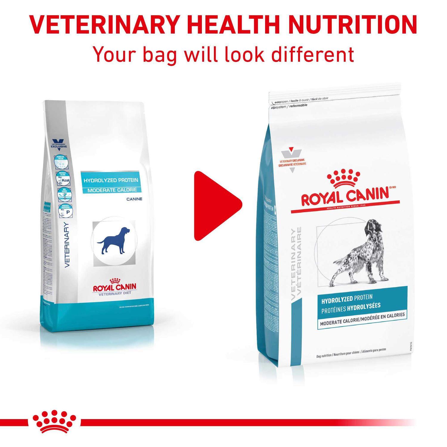 Royal Canin Veterinary Diet Hydrolyzed Protein Moderate Calorie Dry Dog Food - Healthber