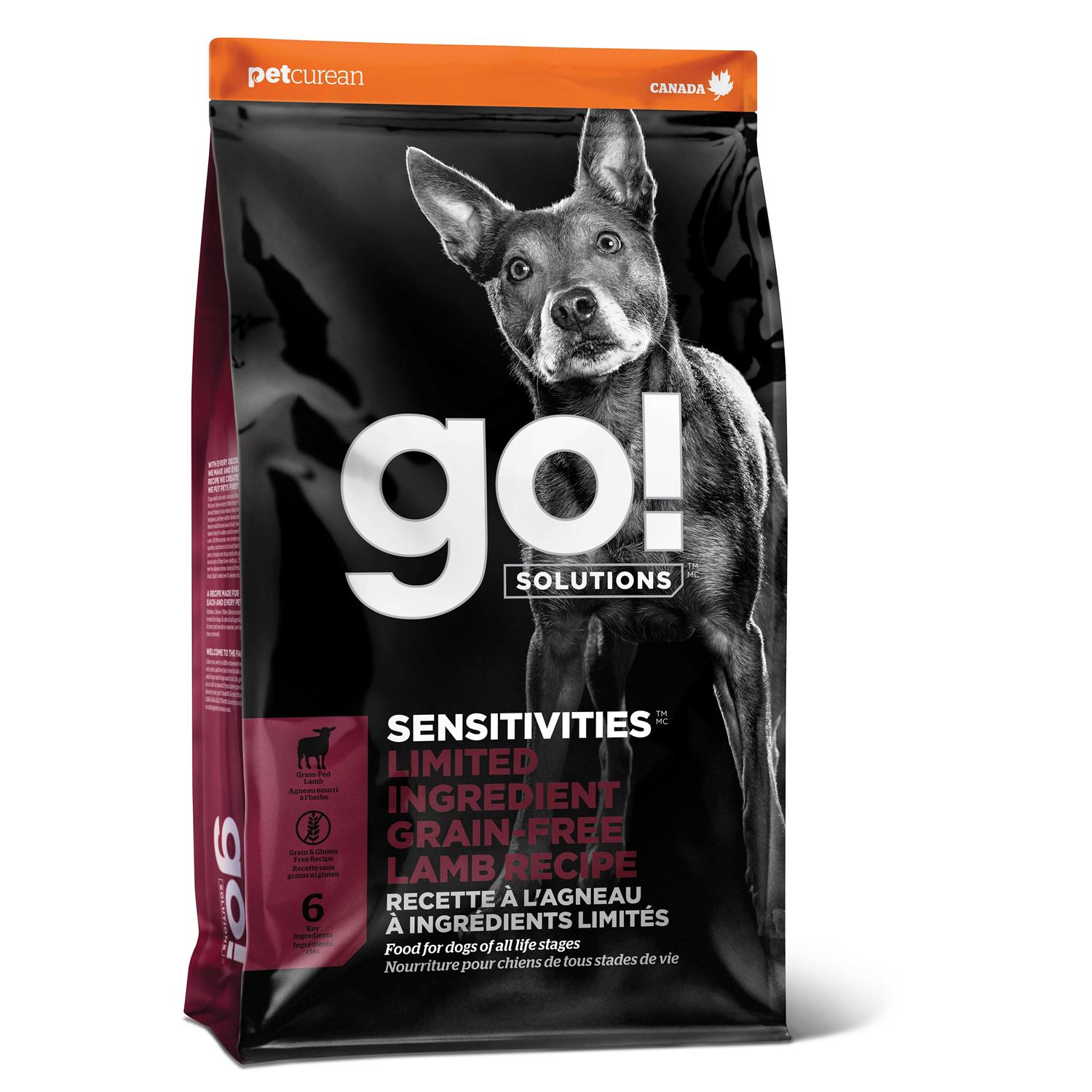 Go! Solutions Sensitivities Limited Ingredient Lamb Grain-Free Dry Dog Food - Healthber