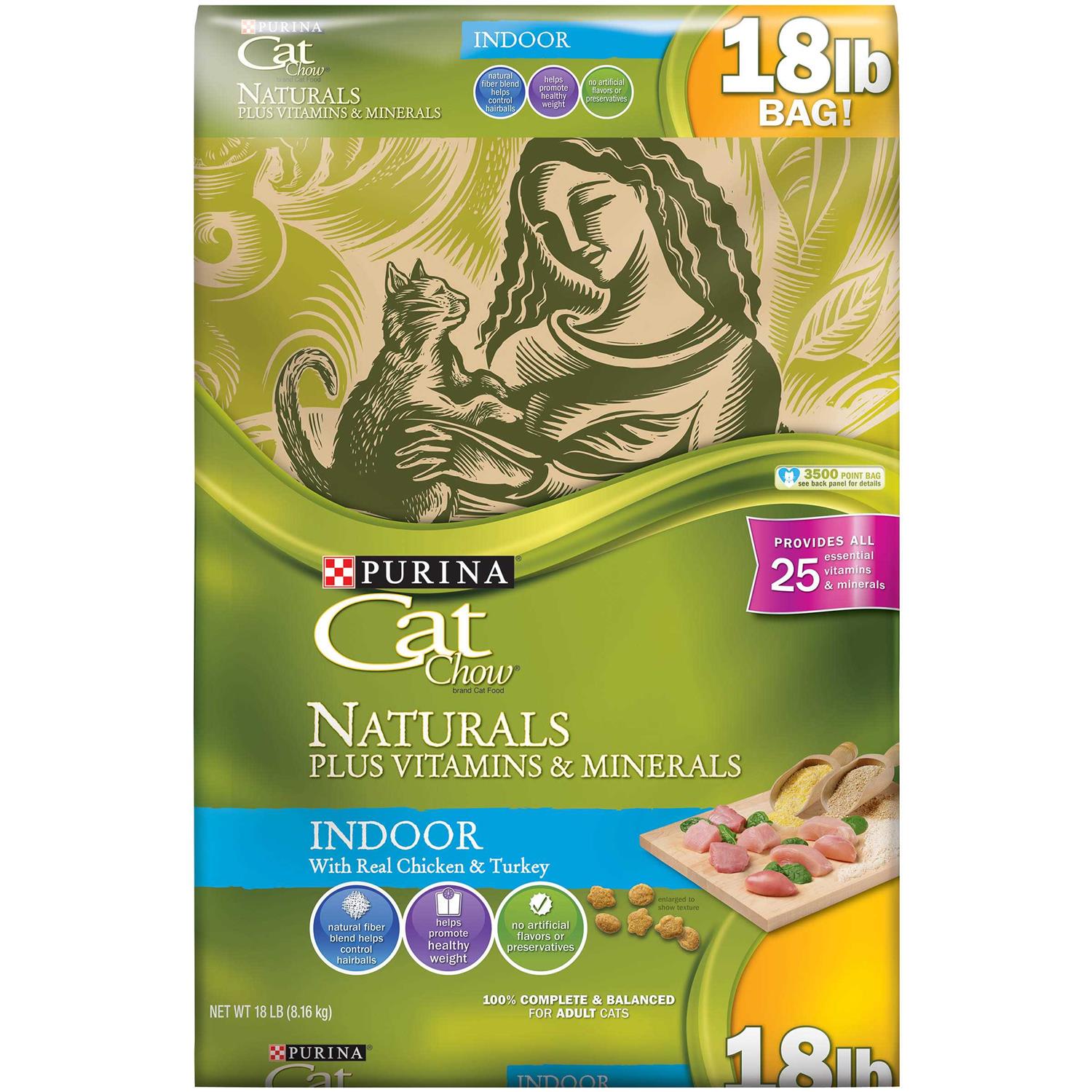 Purina Cat Chow Naturals Indoor Dry Cat Food - Healthber