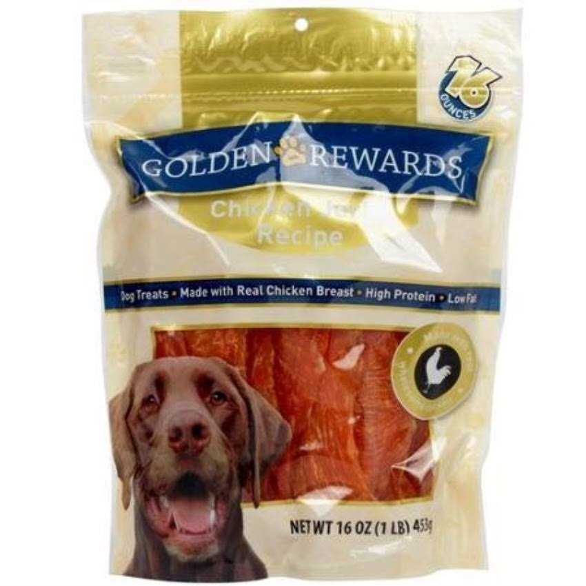 Golden Rewards Chicken Jerky Treats - Healthber