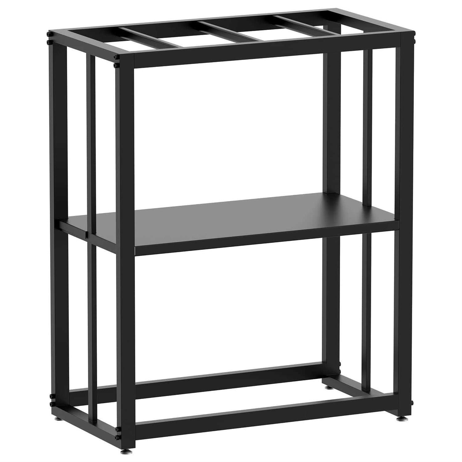 Likeem Fish Tank Stand Metal Aquarium Stand 20 Gallon Aquarium Turtle Tank 24.8 x 9.25 x 30.1 - Healthber
