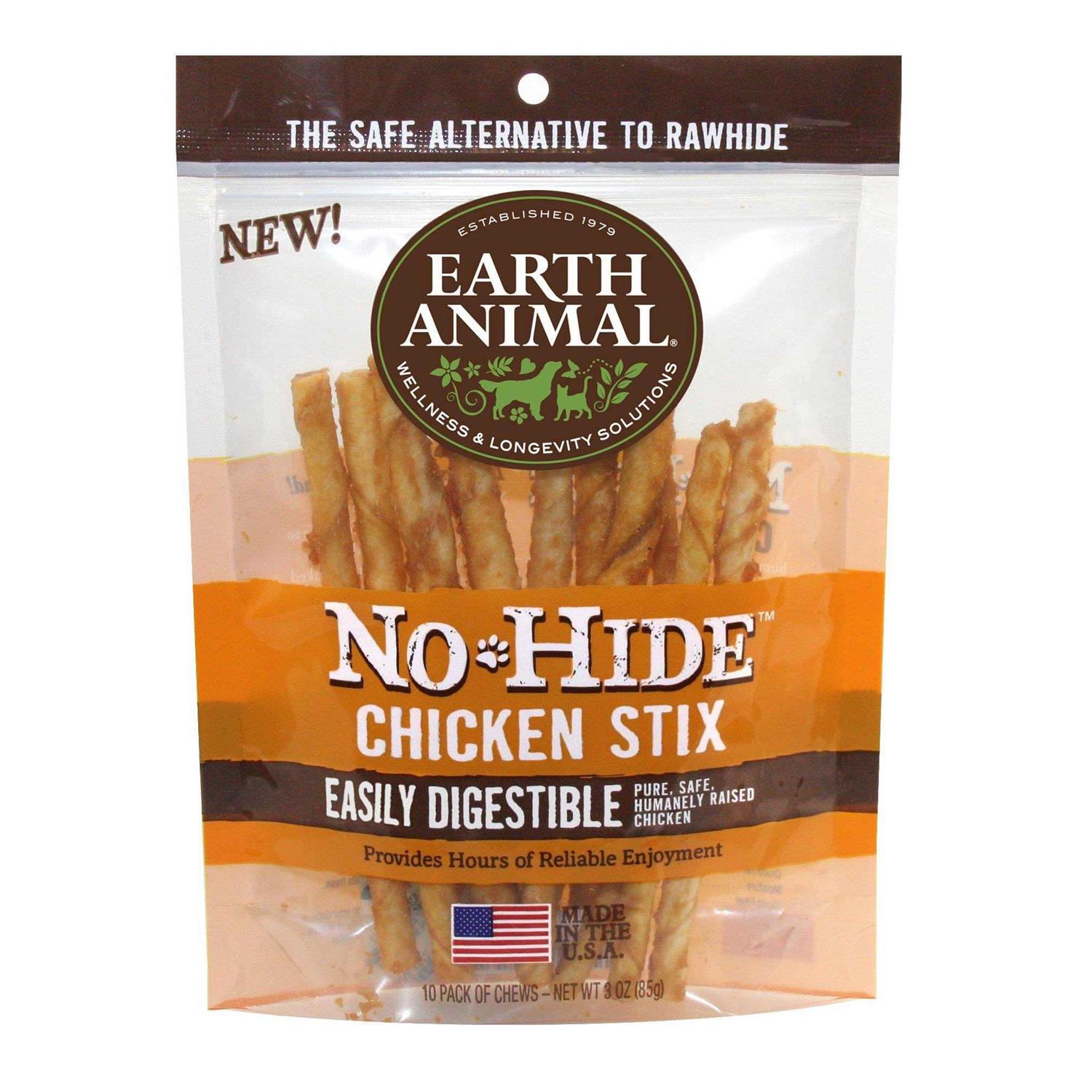 Earth Animal No Hide Chicken Stix - Healthber