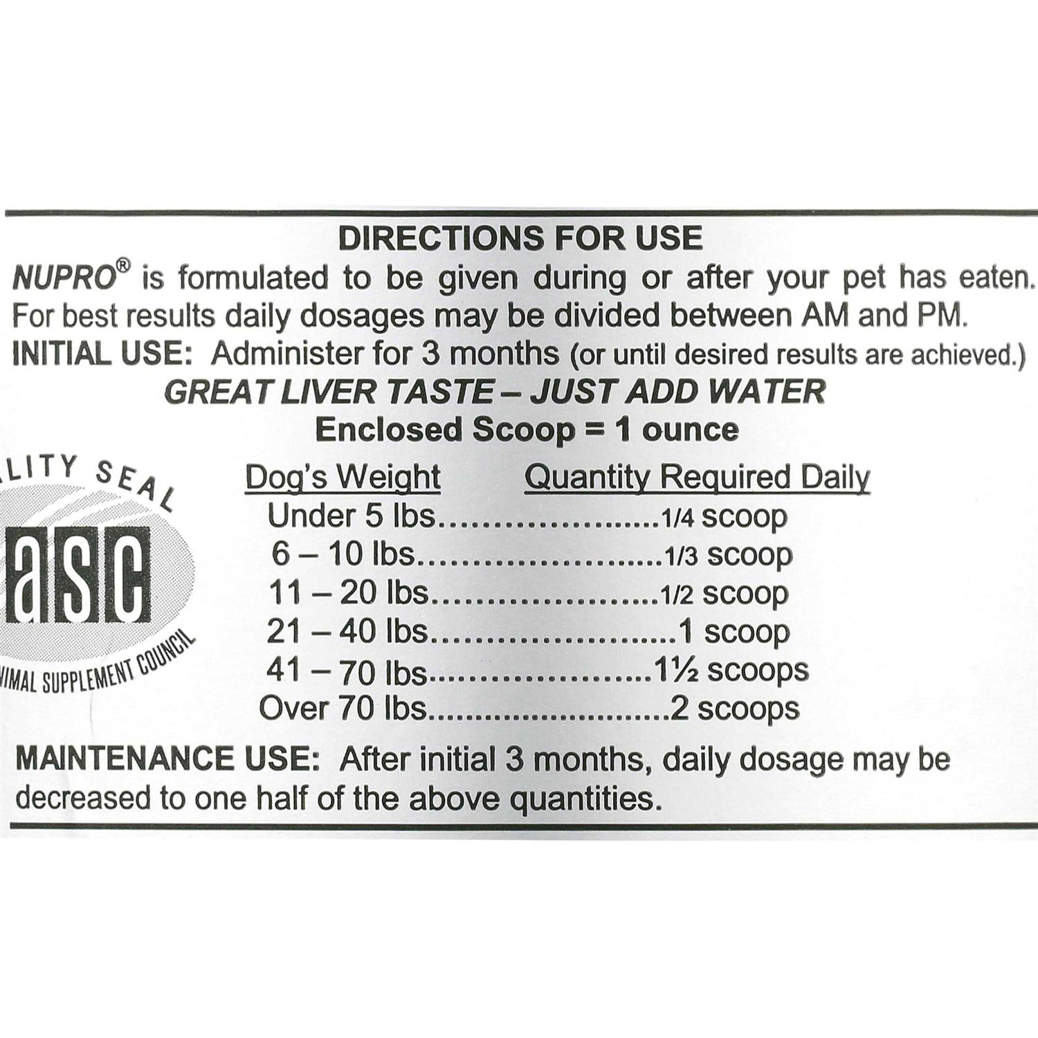 Nupro Joint Supplement - Healthber