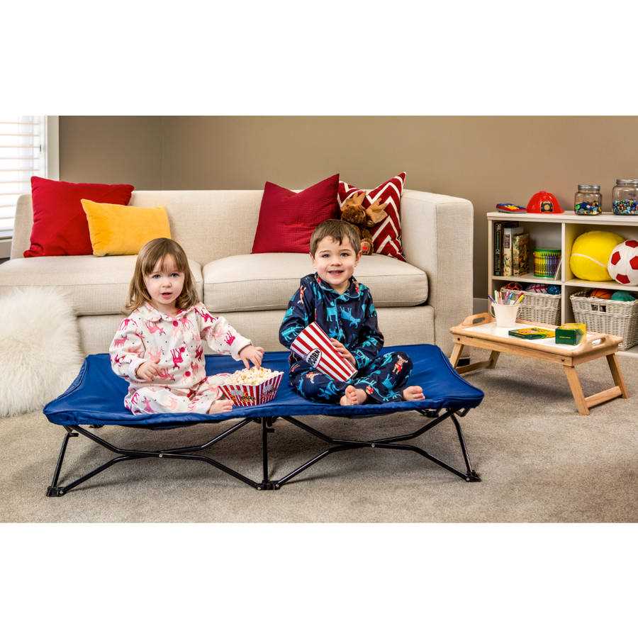 Regalo Pet Products My Cot Elevated Dog Bed, Blue, 48-in - Healthber