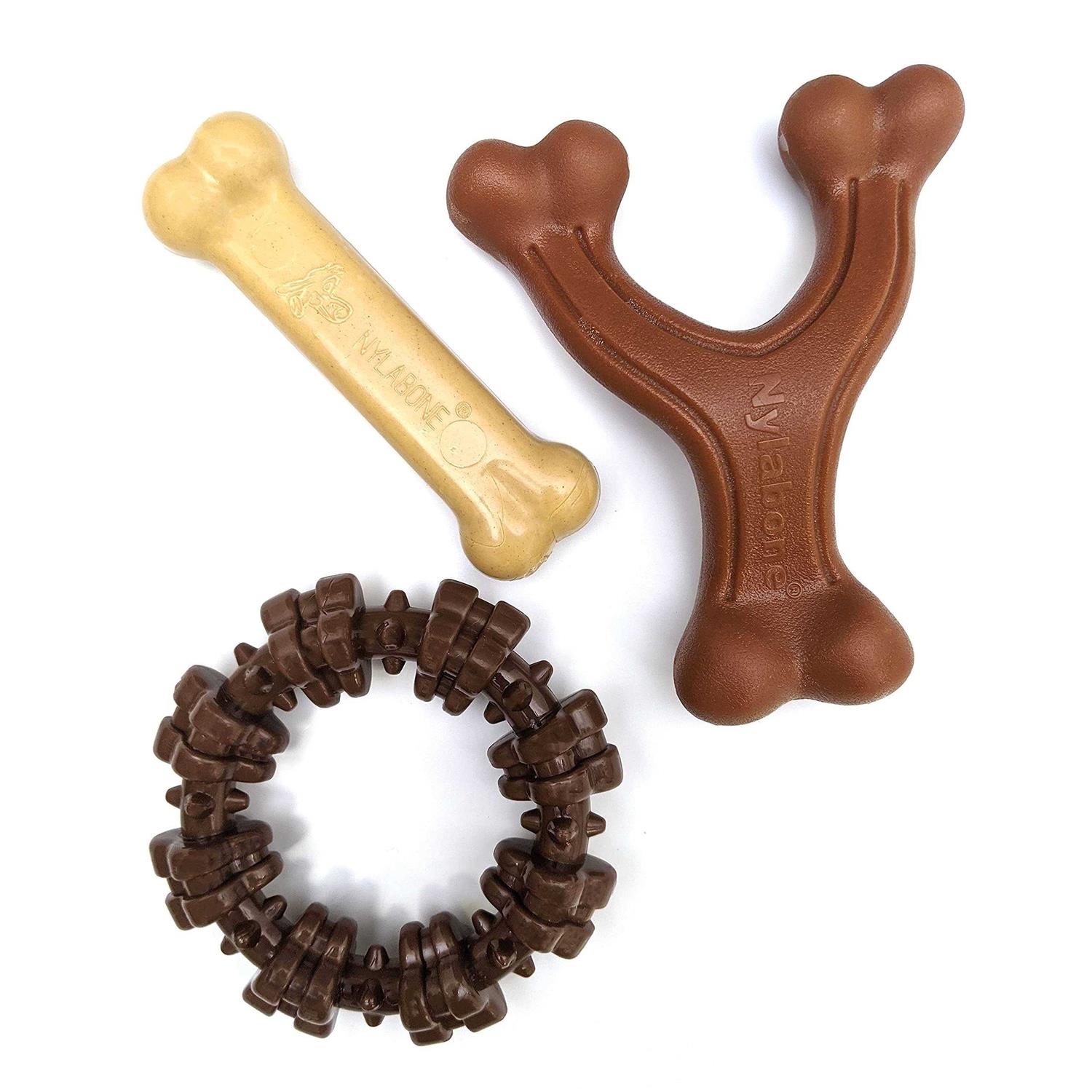Nylabone Power Chew Customer Favorites Dog Chew Toys Bundle - Healthber