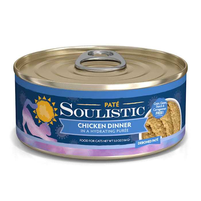 Soulistic Pate Tuna Dinner in a Hydrating Puree Wet Cat Food - Healthber