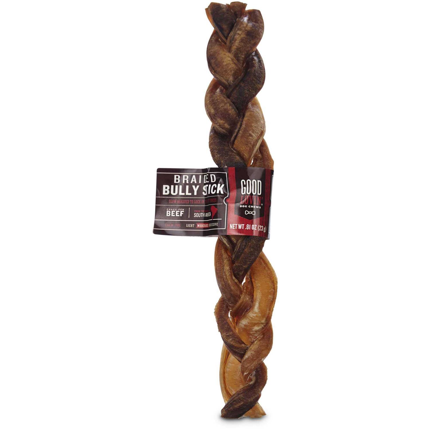 Good Lovin’ Braided Bully Stick Dog Chew - Healthber