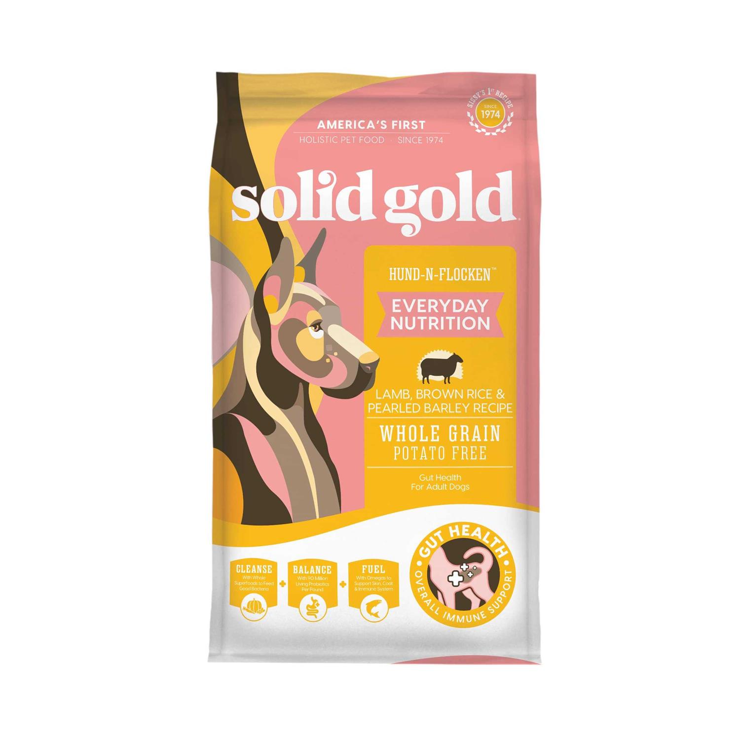 Solid Gold Hund-N-Flocken Dry Dog Food Lamb - Healthber