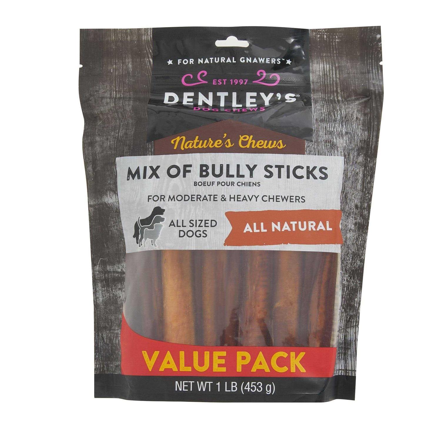 Dentley’s Bully Sticks Dog Chew Treats - Healthber