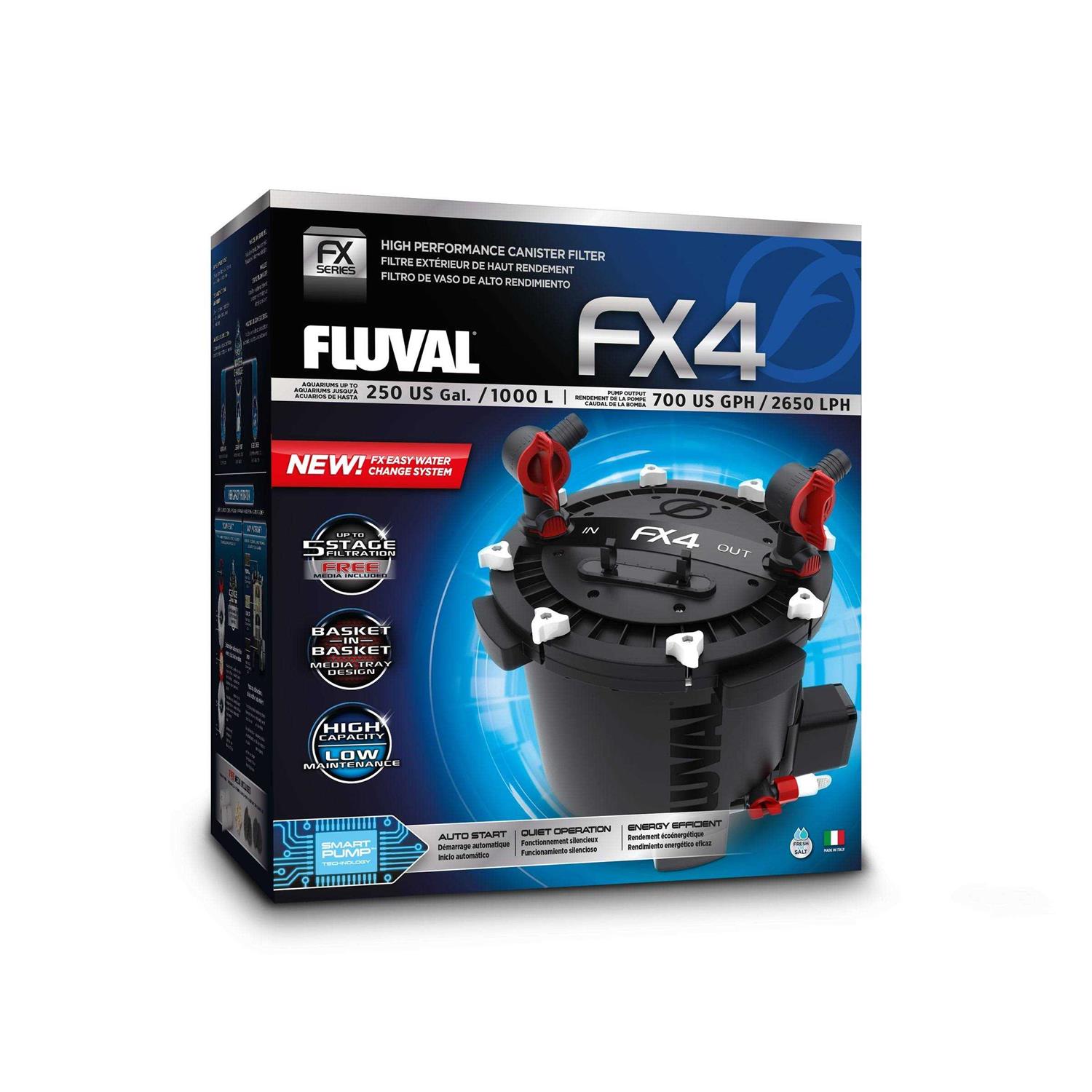 Fluval FX4 High Performance Canister Filter - Healthber