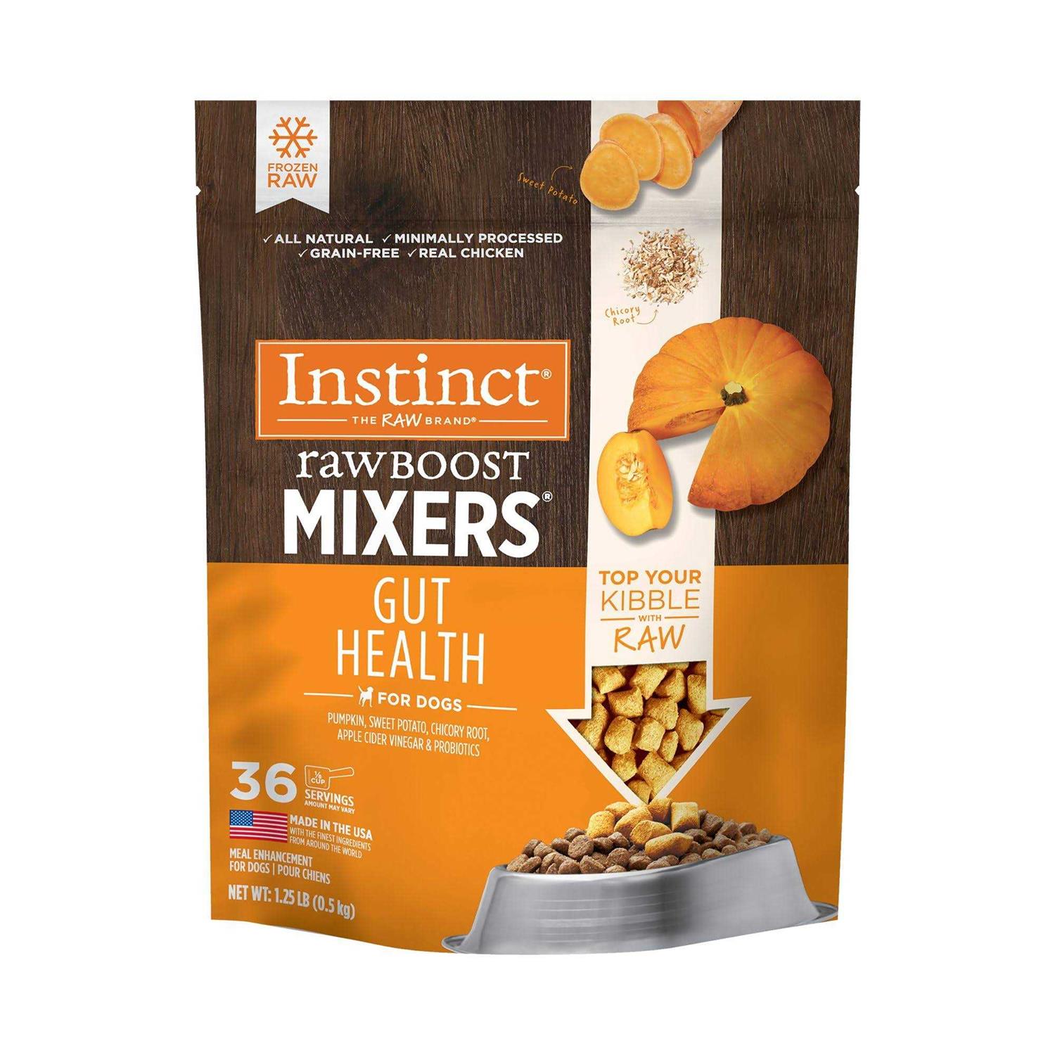 Instinct Raw Boost Mixers Gut Health Frozen Dog Food Topper - Healthber