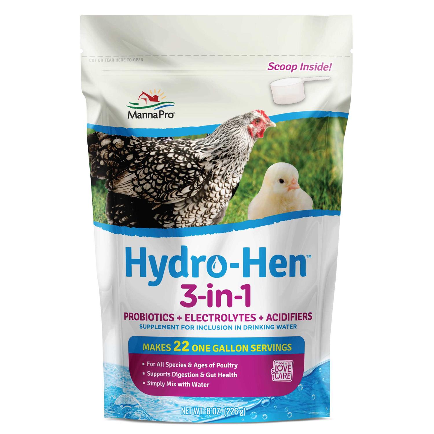 Manna Pro Hydro-Hen 3-in-1 Supplement - Healthber