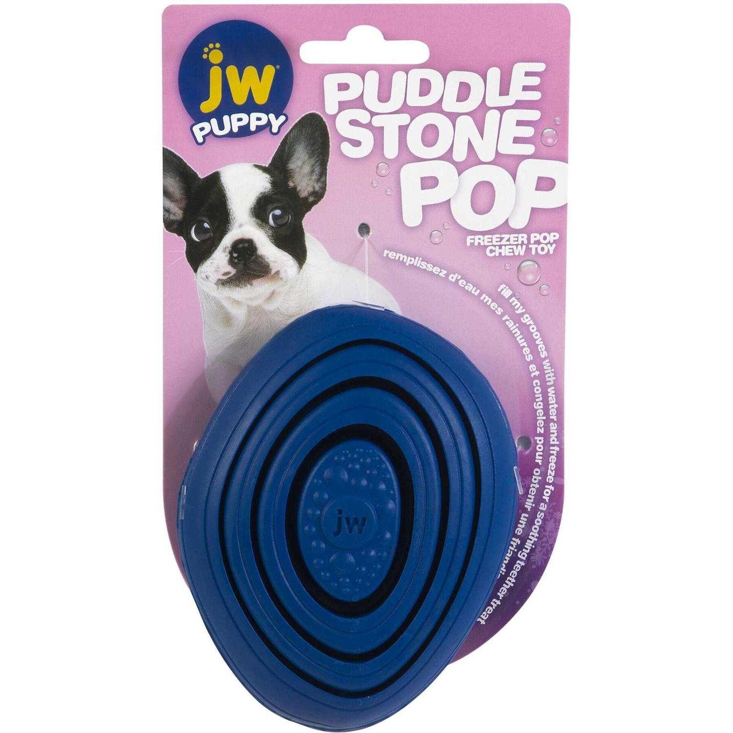 JW Pet Puddle Stone Pop Dog Toy - Healthber