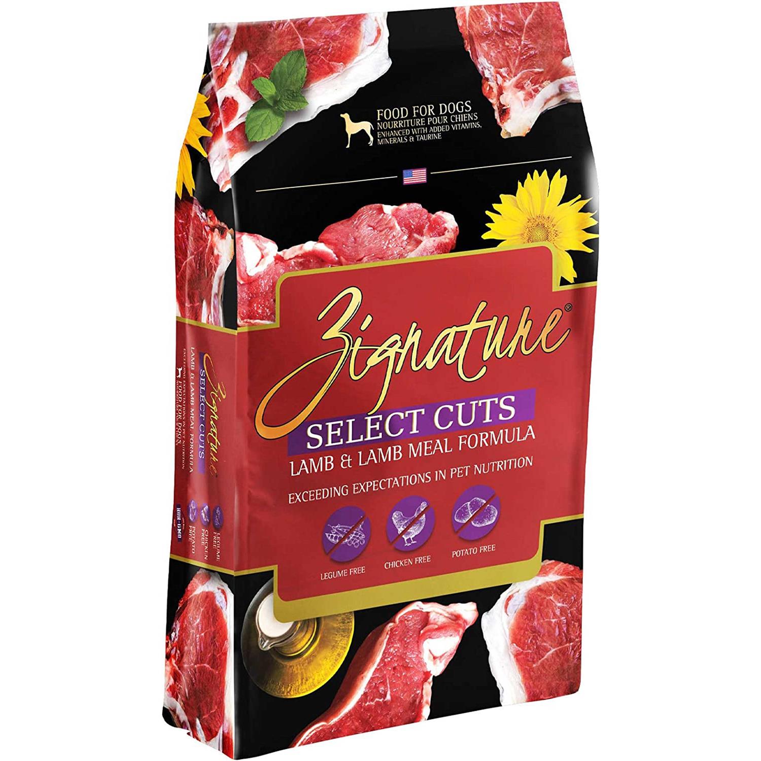 Zignature Select Cuts Lamb Formula Dry Dog Food - Healthber