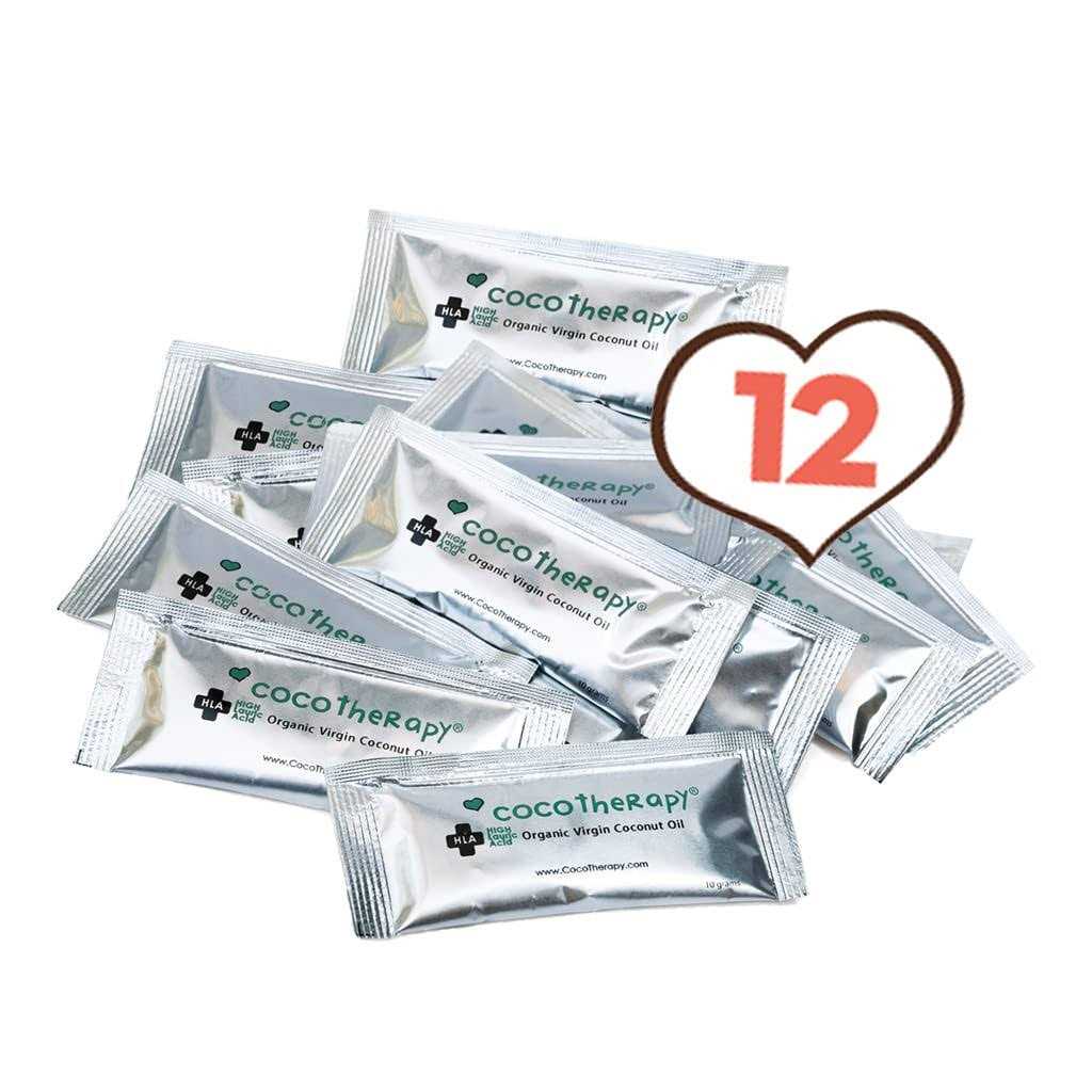 CocoTherapy Organic Virgin Coconut Oil Portable Packets for Pets - Healthber
