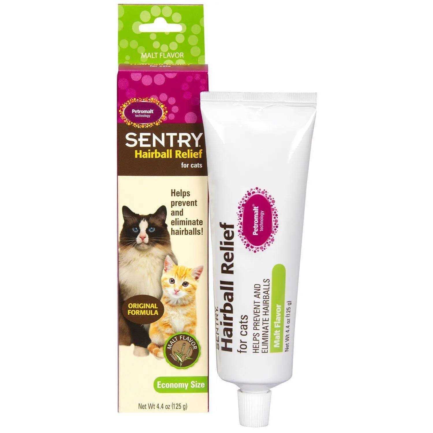 Sentry Hairball Relief Petromalt Flavor - Healthber